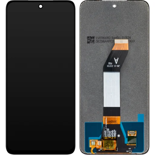 LCD Kijelzőmodul MP Xiaomi Redmi 10 (2021) / 10 2022 / 10 Prime 2022 / Note 11 4G, keret nélkül, utángyártott, fekete - 1