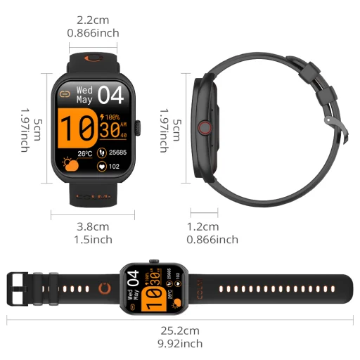 Magyar nyelv - Colmi P86 okosóra (rózsaszín arany) - 8