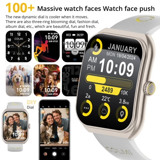 Magyar nyelv - Colmi P86 okosóra (rózsaszín arany) - 12