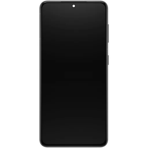 LCD kijelzőmodul Samsung Galaxy S21 5G G991, kamera nélkül, szürke - 2