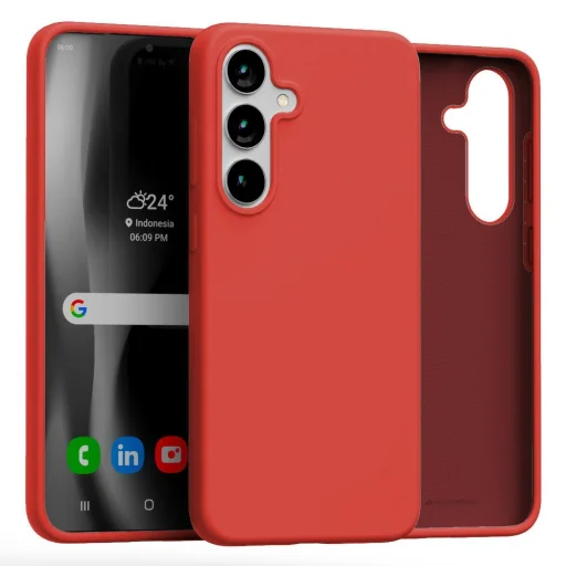 Samsung Galaxy S25 Plus piros tok - 1