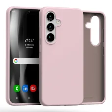 Mercury Szilikon Samsung S25 rózsaszín homok tok