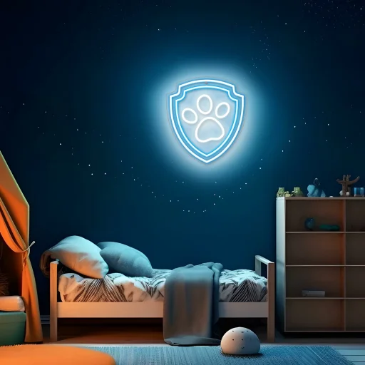 Paw OW-130246 Függeszthető neon LED Mancs Őrjárat plexin - 4