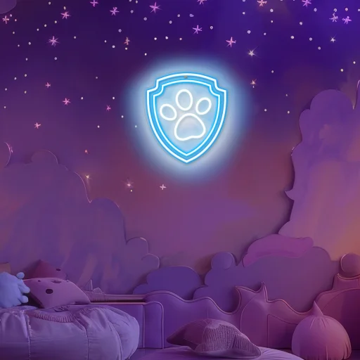 Paw OW-130246 Függeszthető neon LED Mancs Őrjárat plexin - 5