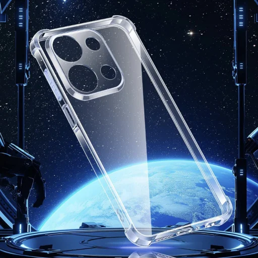 Xiaomi Redmi 15C 4G Clear Techsuit - Shockproof Clear Silicone tok - 5