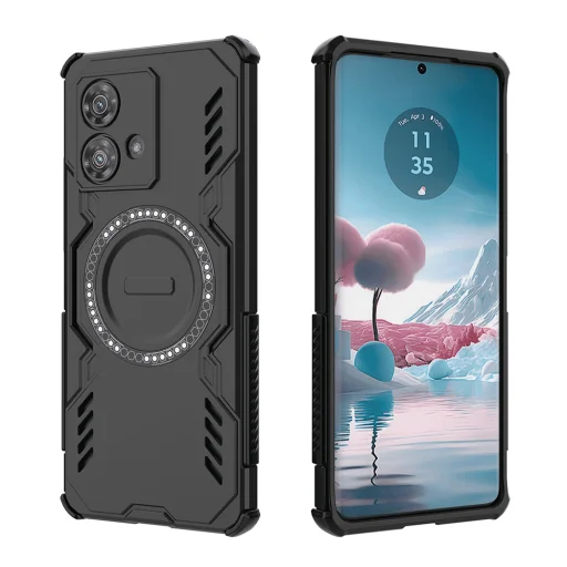 Motorola Edge 40 Neo Fekete Techsuit ArmorMag tok - 2