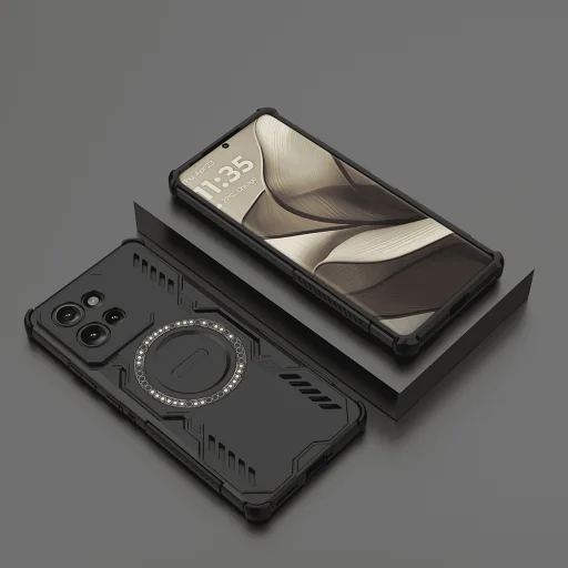 Motorola Edge 50 Techsuit ArmorMag fekete tok - 6