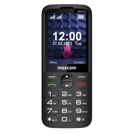 Mobiltelefon - MAXCOM MM 445 4G FEKETE - 2