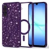 Samsung Galaxy A17 5G Techsuit - Luxury Glitter MagSafe - Deep Purple tok thumbnail