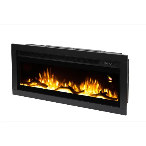 HOME FKKI08 beépíthető/fali elektromos látványkandalló, max. 2000 W, fényeffekt, 2 fokozat, heti időzítés, távirányító - 4