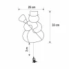 HOME KID507WW LED-es hóember ablakdísz, 35db melegfehér LED, időzítő, adapteres tápellátás, kül- és beléri kivitel thumbnail