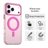 iPhone 17 Pro MagSafe hibrid TPU + PC tok rózsaszín Alphajack CandyMag thumbnail