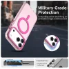 iPhone 17 Pro MagSafe hibrid TPU + PC tok rózsaszín Alphajack CandyMag thumbnail