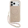 iPhone 17 Pro Max Guess IML Flowers Electro Pearl Pántos MagSafe tok Pink tok thumbnail