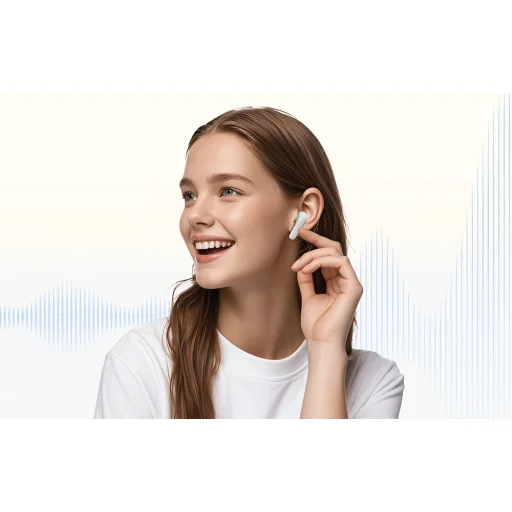 QCY T41 Vezeték nélküli fülhallgató (fehér) - 11