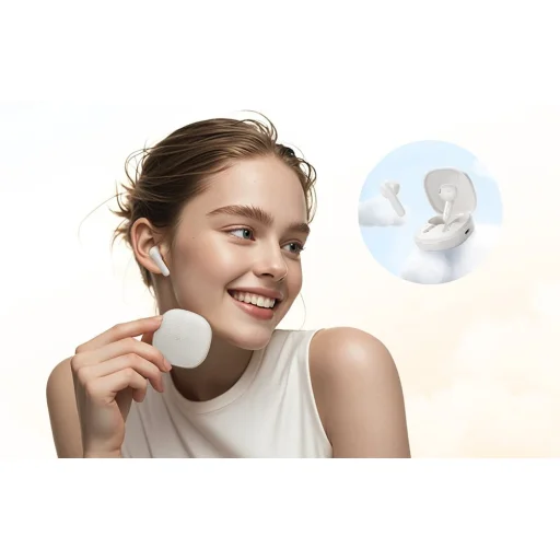 QCY T41 Vezeték nélküli fülhallgató (fehér) - 8