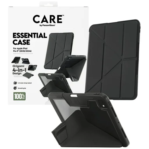 iPad Pro 11 (2024/2025) Care by PanzerGlass Y fold fekete tok - 4