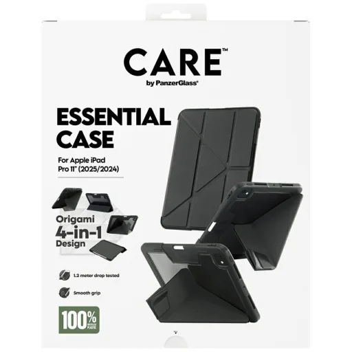 iPad Pro 11 (2024/2025) Care by PanzerGlass Y fold fekete tok - 5