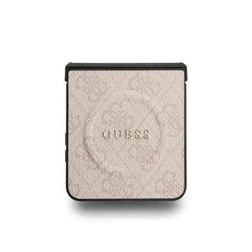 Guess PU bőr 4G Színes Gyűrű Mágneses tok Samsung Galaxy Z Flip 7 Pink, - 5