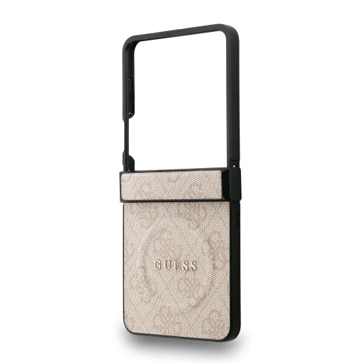 Guess PU bőr 4G Színes Gyűrű Mágneses tok Samsung Galaxy Z Flip 7 Pink, - 6