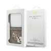 Guess PU 4G Metal Logo tok Samsung Galaxy Z Flip 7 barna thumbnail