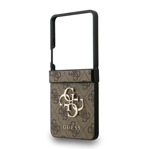 Guess PU 4G Metal Logo tok Samsung Galaxy Z Flip 7 barna - 6