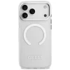 iPhone 17 Pro Max Guess Metal Outline MagSafe tok ezüst thumbnail