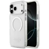 iPhone 17 Pro Max Guess Metal Outline MagSafe tok ezüst thumbnail