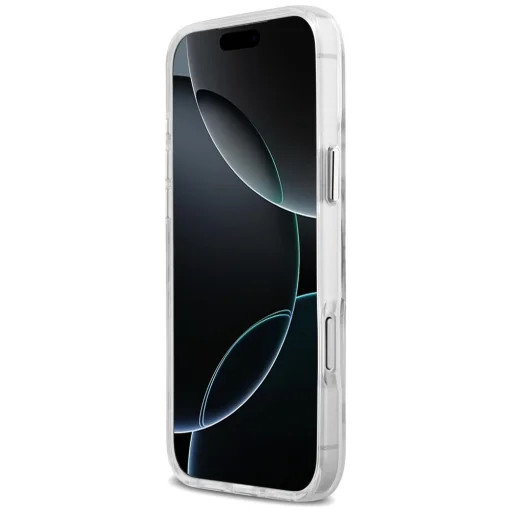 iPhone 17 Pro Max Guess Metal Outline MagSafe tok ezüst - 5