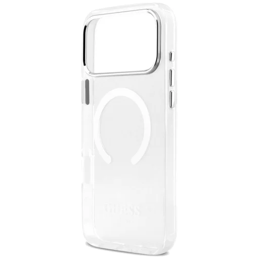 iPhone 17 Pro Max Guess Metal Outline MagSafe tok ezüst - 6