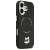 iPhone 17 Karl Lagerfeld Choupette Pin MagSafe tok Fekete - 4