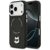iPhone 17 Pro Karl Lagerfeld Choupette Pin MagSafe tok Fekete