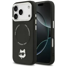 iPhone 17 Pro Max Karl Lagerfeld Choupette Pin MagSafe tok fekete tok