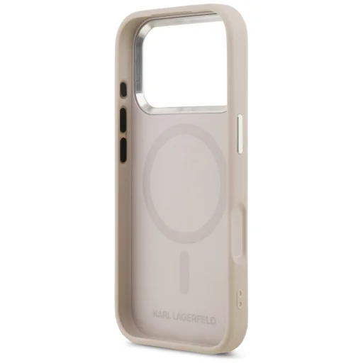 iPhone 17 Pro Max Karl Lagerfeld Choupette Pin MagSafe tok Rózsaszín tok - 7