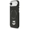 iPhone 17 Air Karl Lagerfeld Choupette Pin MagSafe tok Fekete - 2