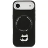 iPhone 17 Air Karl Lagerfeld Choupette Pin MagSafe tok Fekete - 3