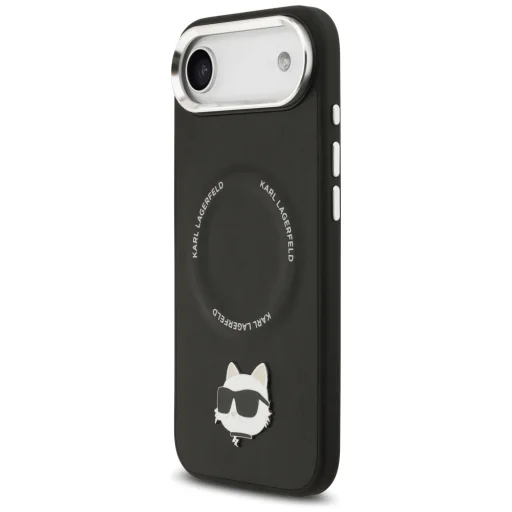 iPhone 17 Air Karl Lagerfeld Choupette Pin MagSafe tok Fekete - 2