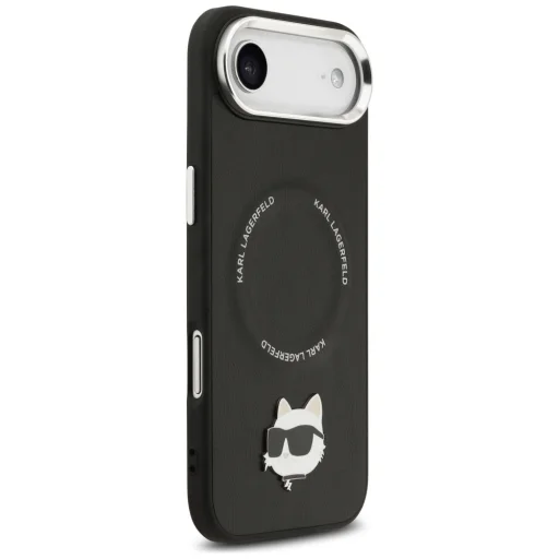 iPhone 17 Air Karl Lagerfeld Choupette Pin MagSafe tok Fekete - 4