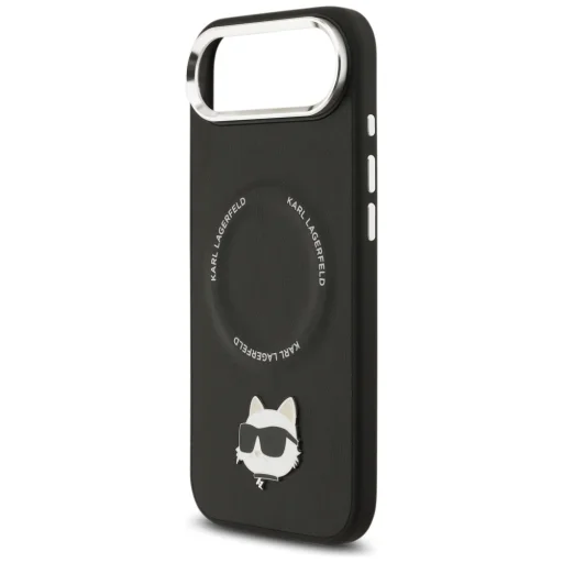 iPhone 17 Air Karl Lagerfeld Choupette Pin MagSafe tok Fekete - 6