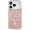 iPhone 17 Pro Karl Lagerfeld IML Karl RSG Logó MagSafe tok Rózsaszín tok - 3