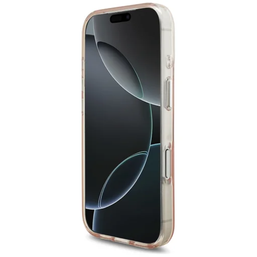 iPhone 17 Pro Karl Lagerfeld IML Karl RSG Logó MagSafe tok Rózsaszín tok - 5