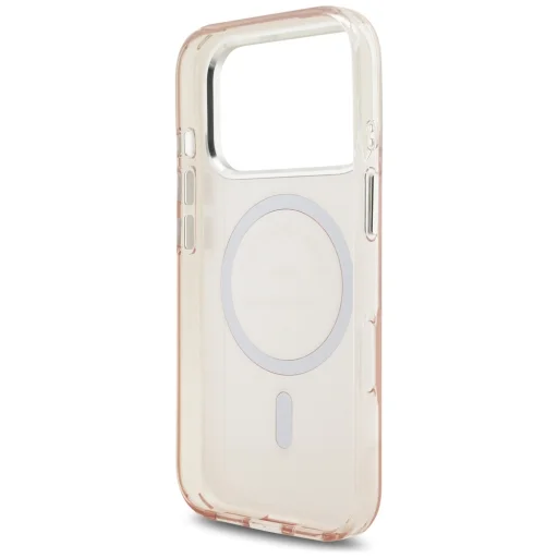 iPhone 17 Pro Karl Lagerfeld IML Karl RSG Logó MagSafe tok Rózsaszín tok - 7