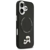 iPhone 17 Karl Lagerfeld Karl & Choupette Pins MagSafe tok Fekete - 4