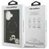 iPhone 17 Karl Lagerfeld Karl & Choupette Pins MagSafe tok Fekete - 8