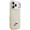 iPhone 17 Pro Max Karl Lagerfeld Karl & Choupette Pins MagSafe tok Bézs tok thumbnail