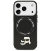 iPhone 17 Pro Karl Lagerfeld Karl & Choupette Pins MagSafe tok Fekete thumbnail