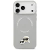 iPhone 17 Pro Max Karl Lagerfeld Karl & Choupette Pins MagSafe szürke tok - 3