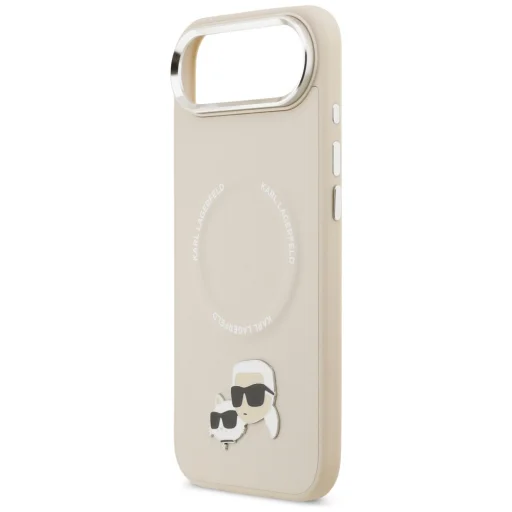 iPhone 17 Air Karl Lagerfeld Karl & Choupette Pins MagSafe tok Bézs - 6