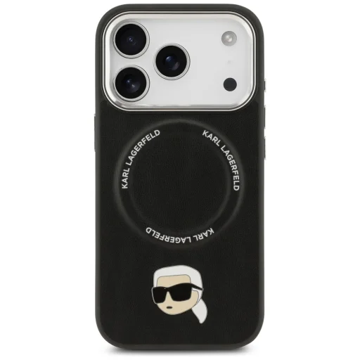 iPhone 17 Pro Max Karl Lagerfeld Karl Pin MagSafe tok Fekete tok - 3