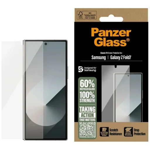 Samsung Galaxy Z Fold 7 PanzerGlass Classic Fit üvegfólia - 1